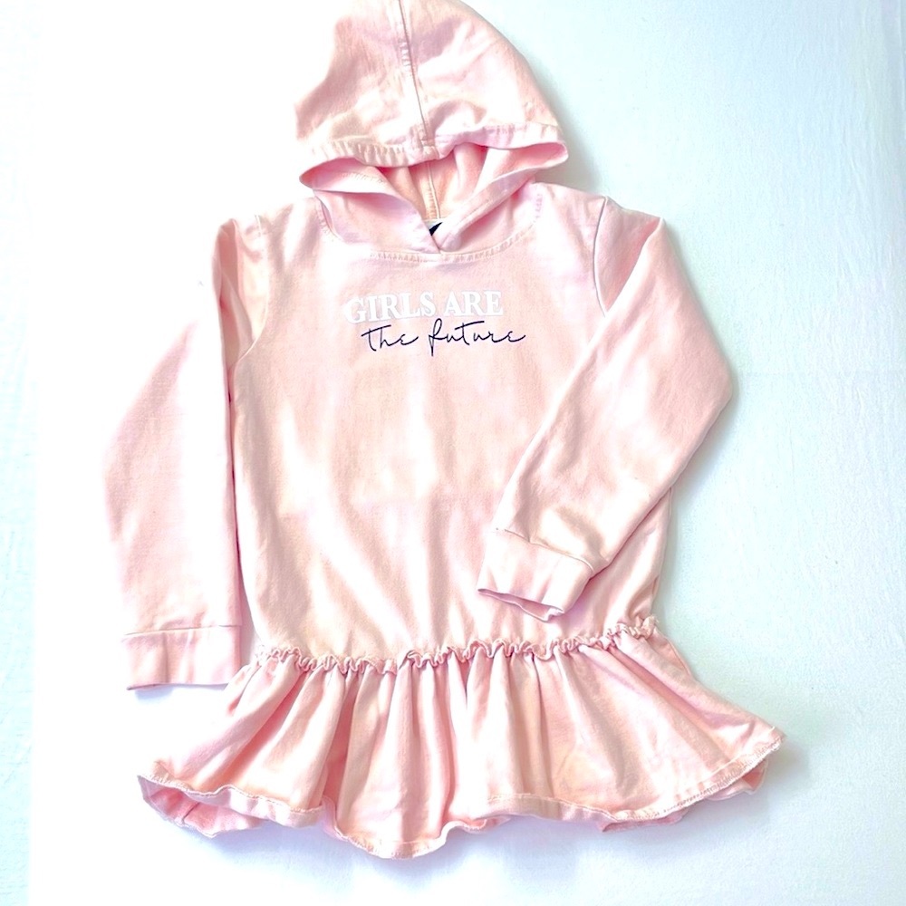 Coupe Collection “Girls Are The Future” Hooded Tunic, Size 6X